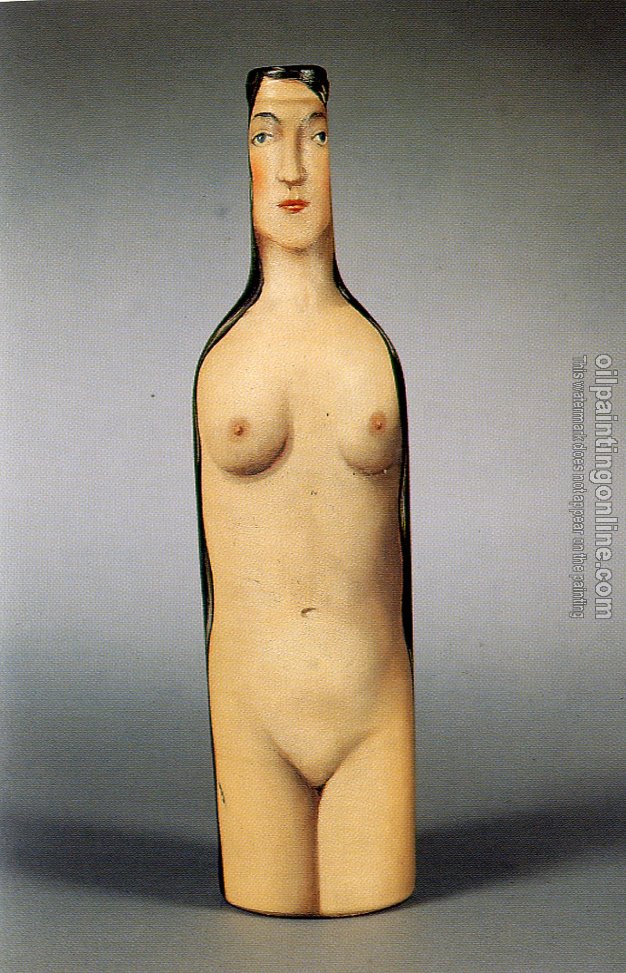 Magritte, Rene - woman-bottle